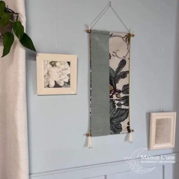 décoration murale toile tendue motif végétal