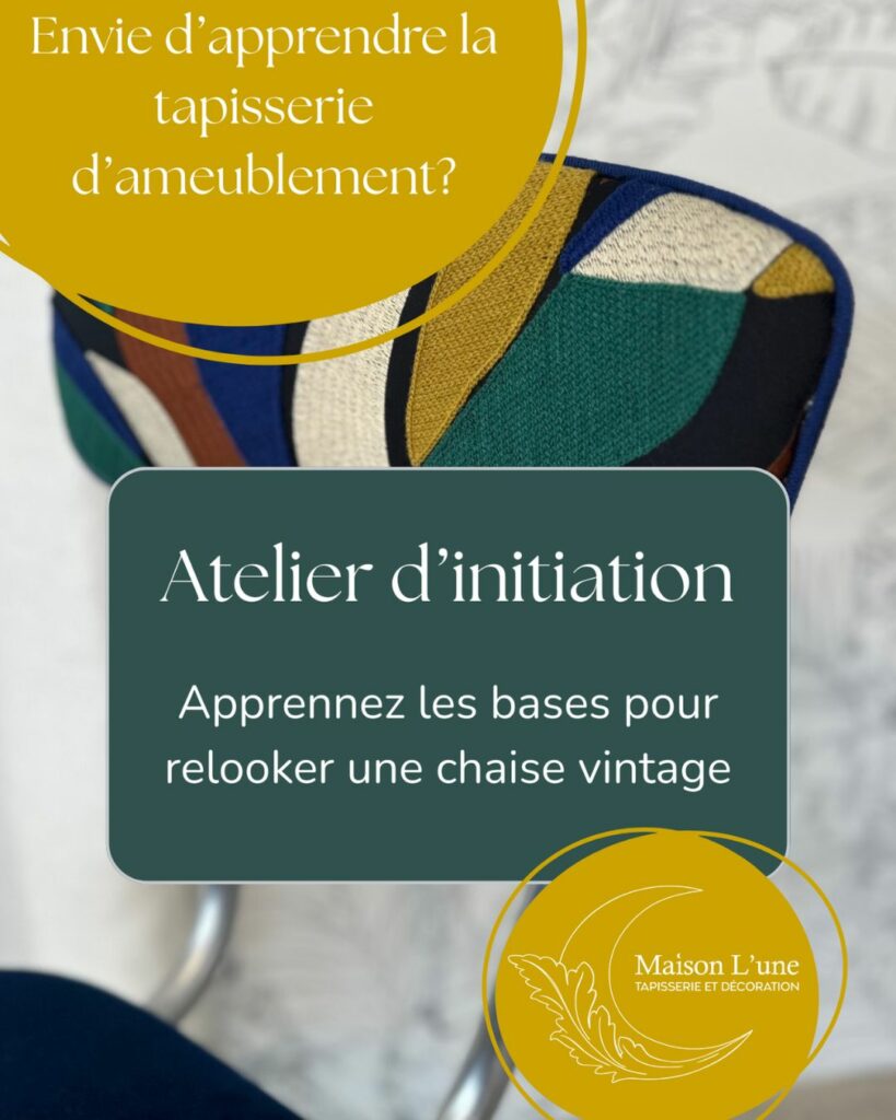 Atelier d’initiation chaise vintage