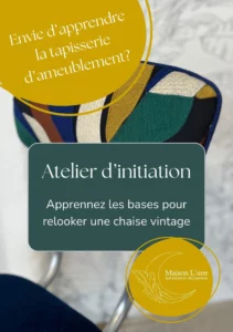 Atelier relooking chaise vintage