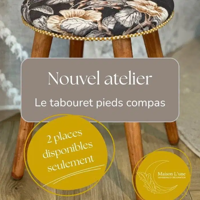 Atelier d&rsquo;initiation: réfection d&rsquo;un tabouret
