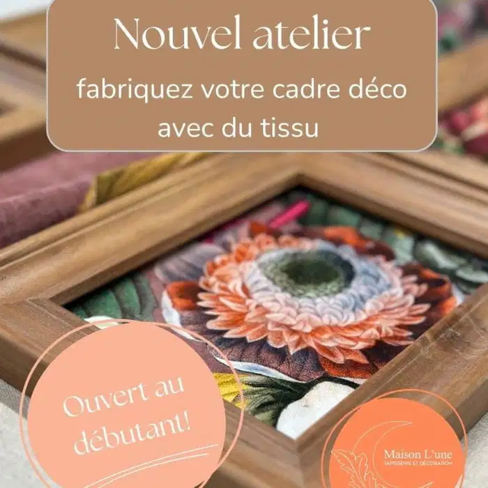 atelier DIY cadre déco