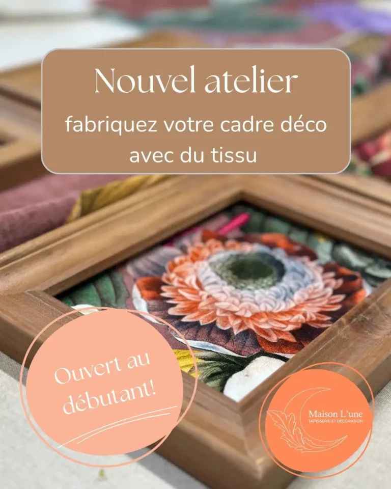 atelier DIY cadre déco